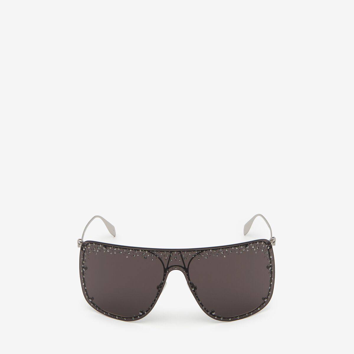 ALEXANDER MCQUEEN - Jewelled Skull Mask Sunglasses - Item 649846I33201030